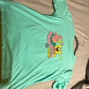 Teal/aqua bikini bottom SpongeBob shirt!